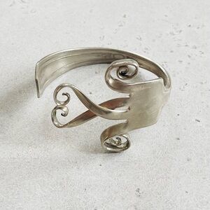 Handmade Artisan Vintage Fork Bracelet Upcycled